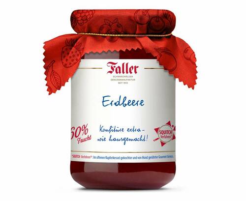 Faller Marmeladen Erdbeer Konfitüre