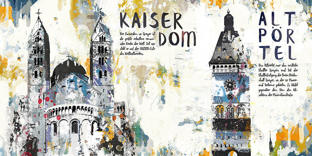 Leinwand auf Keilrahmen 100cm x 100cm