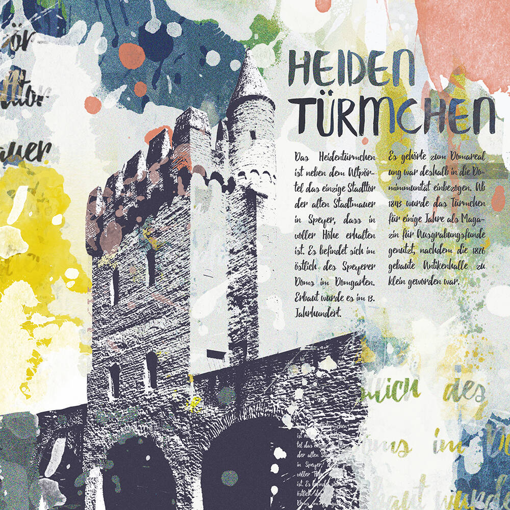 Leinwand auf Keilrahmen 100cm x 100cm