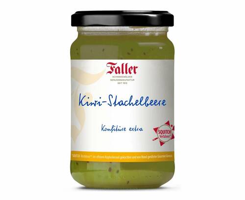 Faller Marmeladen Kiwi - Strachelbeer Konfitüre