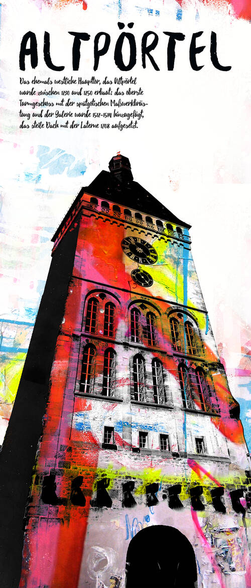 Bilder aus Speyer Acrylas, 55cm x 140cm
