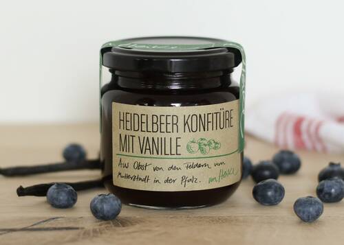 Konfitüren & Gelees Heidelbeere Konfitüre mit Vanille