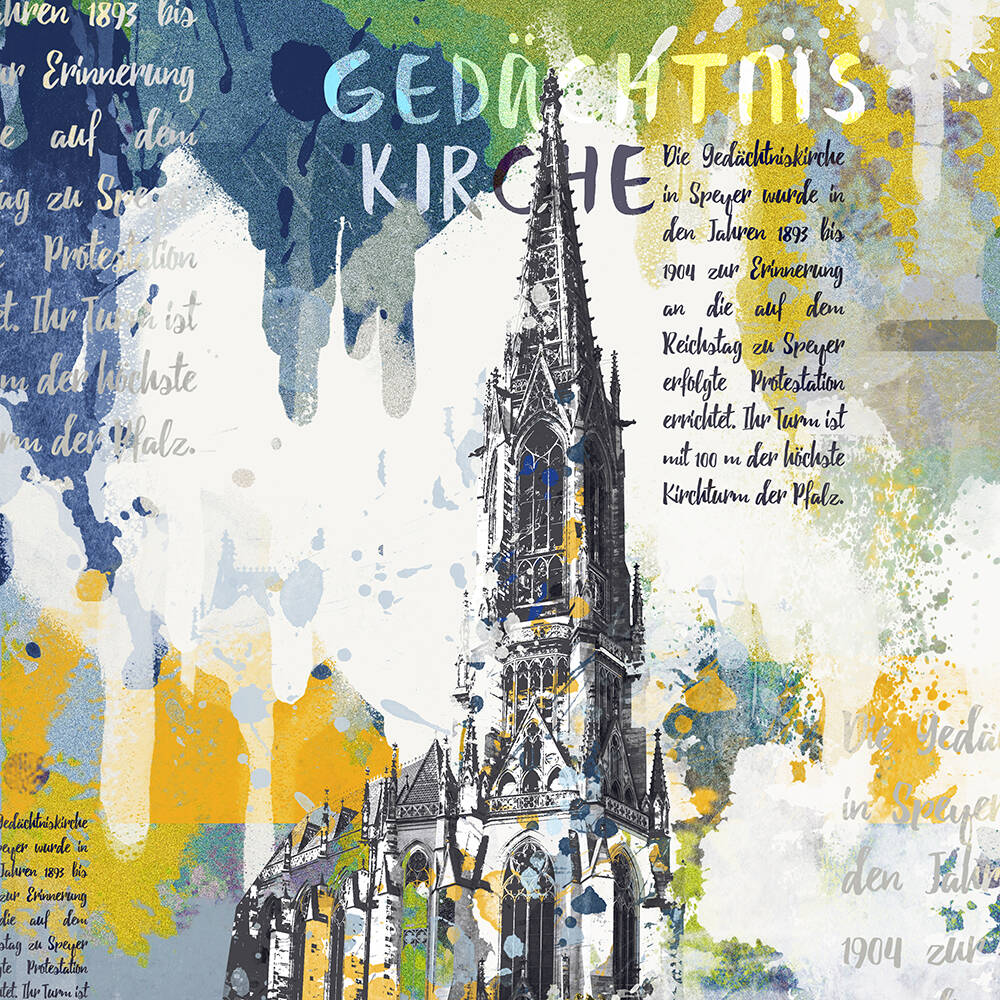 Leinwand auf Keilrahmen 100cm x 100cm